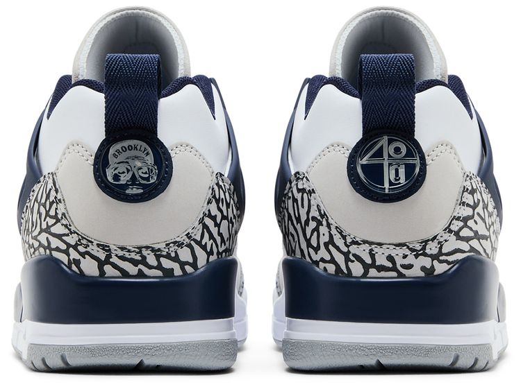 Jordan Spizike Low White Midnight Navy