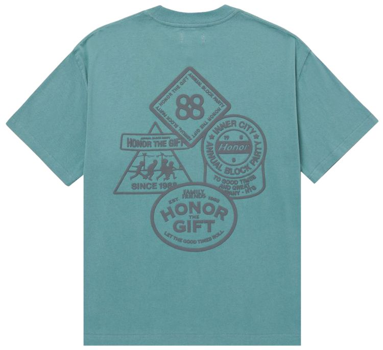 Honor The Gift 88 Block Tee Green