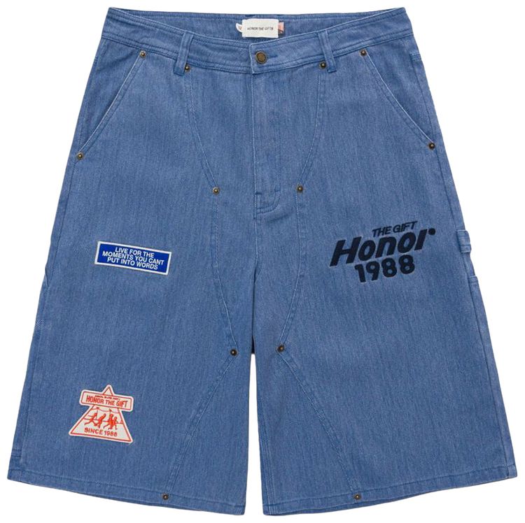 Honor The Gift Twill Carpenter Short Blue