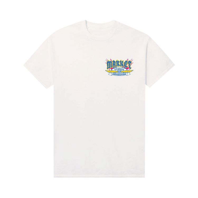 Market V12 Open End Jersey Knit Tee White