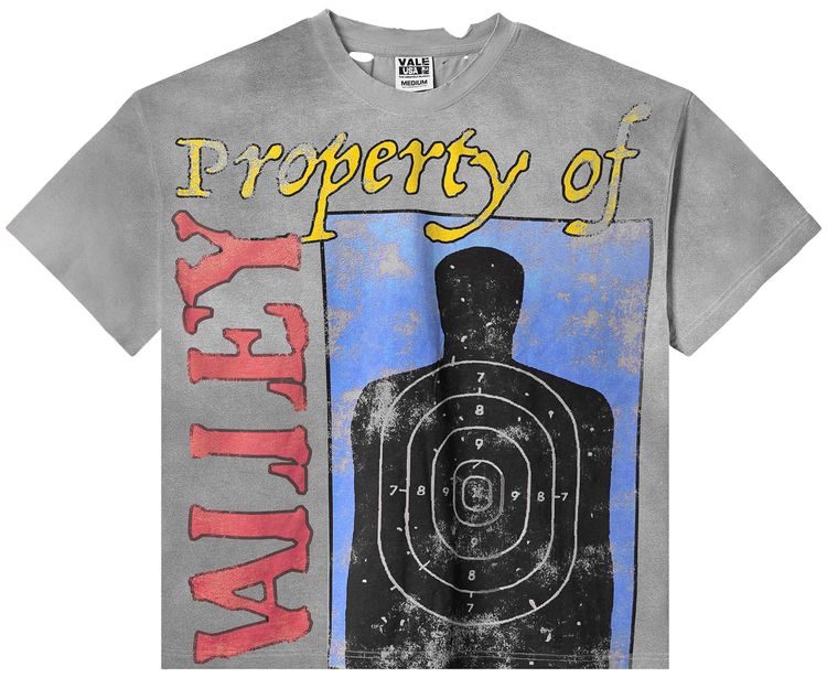 Vale Forever Charcoal Target Practice Tee Grey