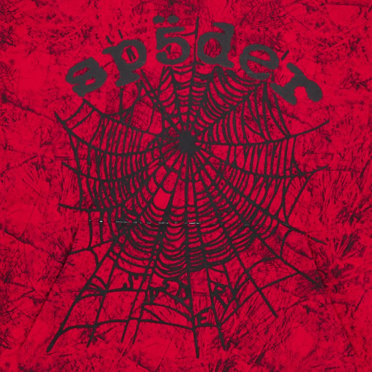 Sp5der OG Tree Camo Hoodie Red