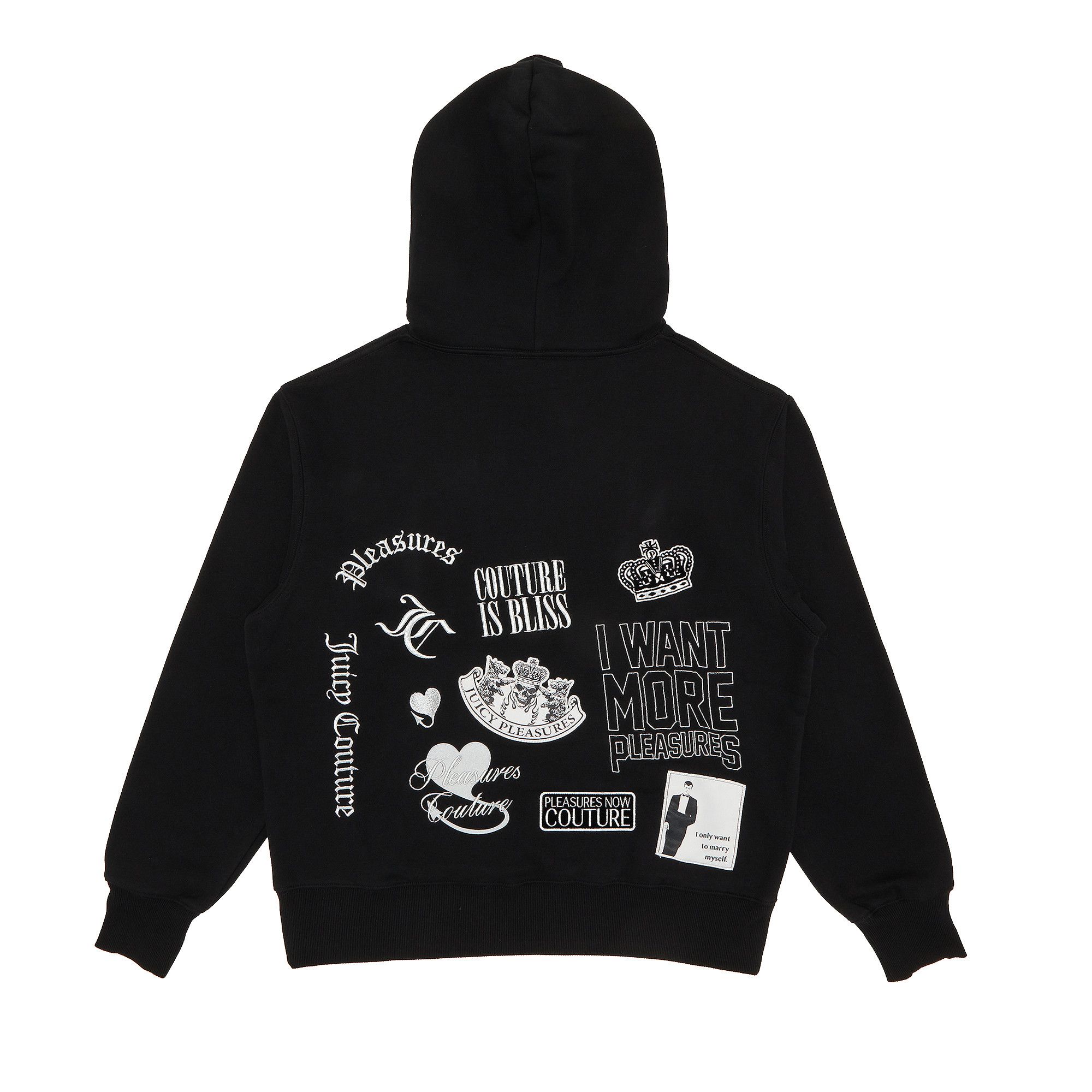 PLEASURES ブラックメタル パーカー Lサイズ SLIP HOODIE – PLEASURES