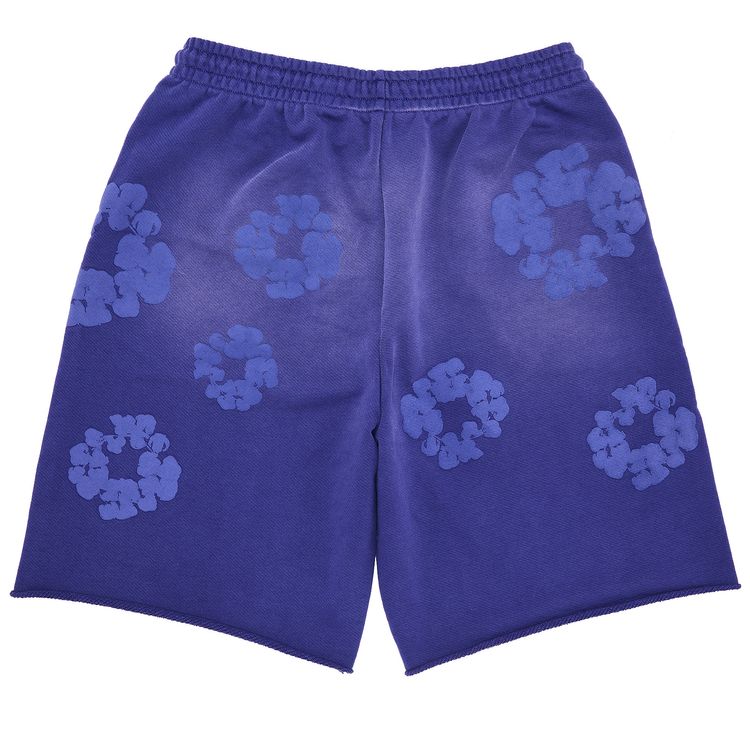Denim Tears Mono Cotton Wreath Sweat Shorts Washed Blue