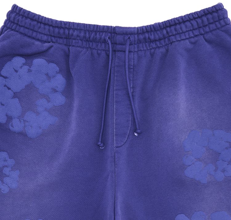 Denim Tears Mono Cotton Wreath Sweat Shorts Washed Blue