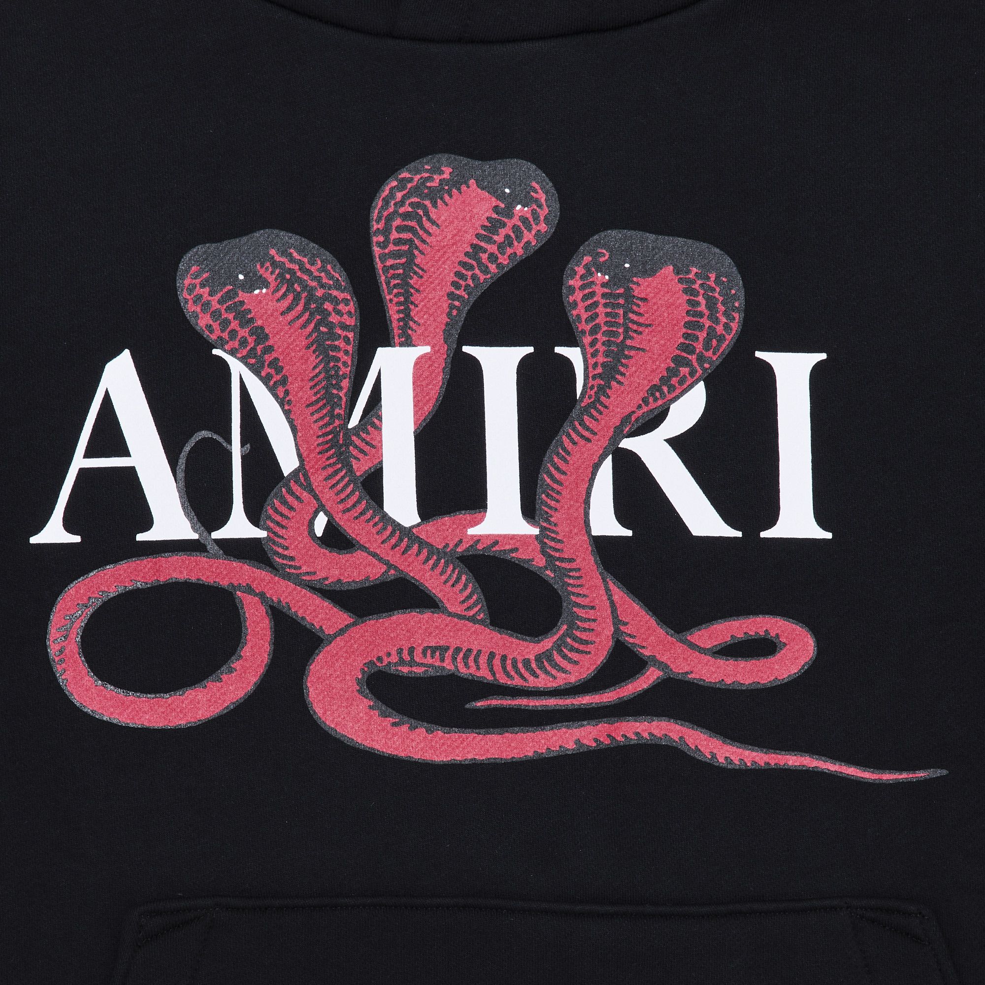 Buy Amiri Snake Hoodie 'Black/Red' - AMJYHD1057 BLAC | GOAT