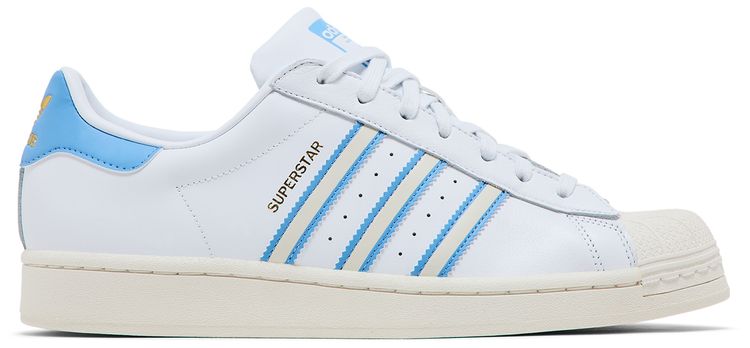 Adidas Superstar White Light Blue