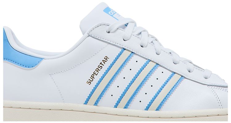 Adidas Superstar White Light Blue