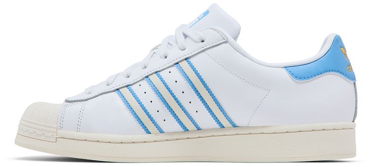 Adidas Superstar White Light Blue