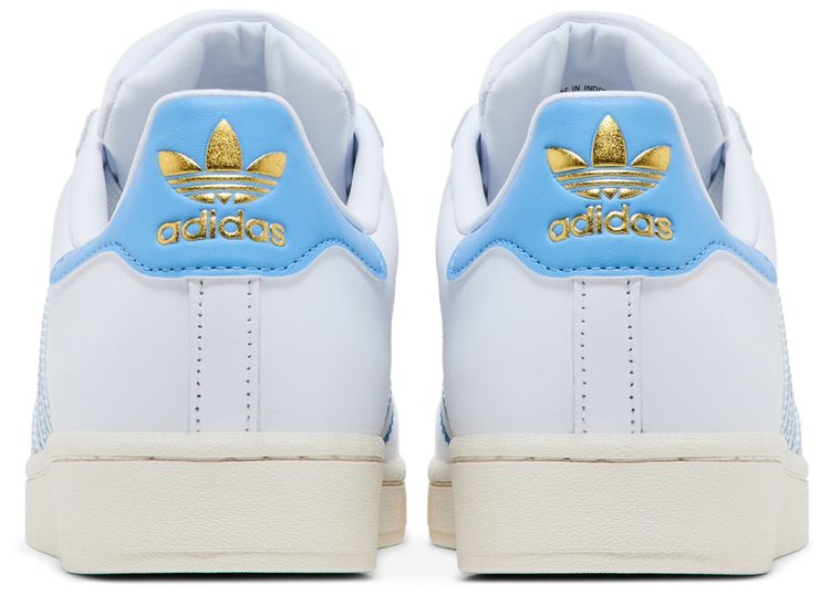 Adidas Superstar White Light Blue
