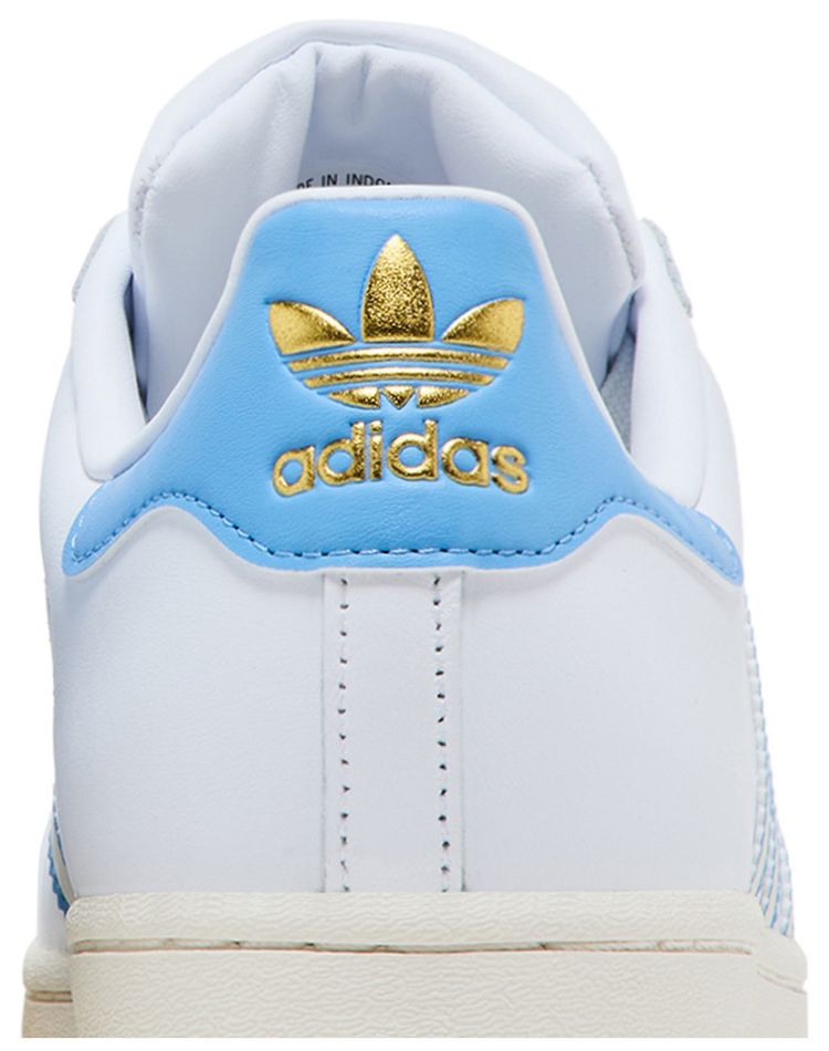 Adidas Superstar White Light Blue