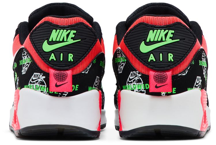 Nike Wmns Air Max 90 SE Worldwide   Black Katakana Logo