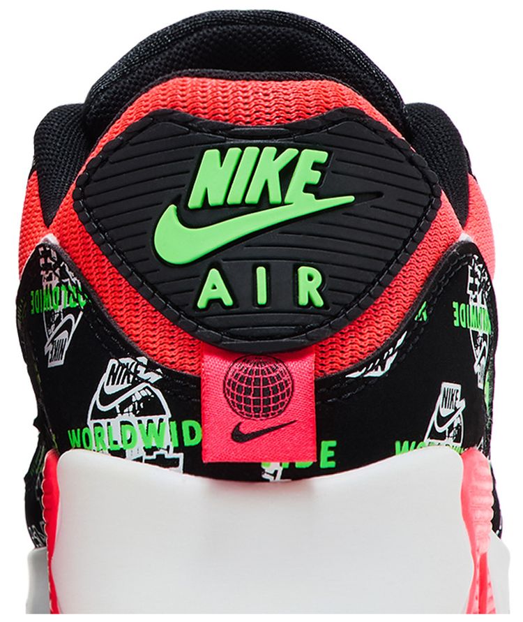 Nike Wmns Air Max 90 SE Worldwide   Black Katakana Logo