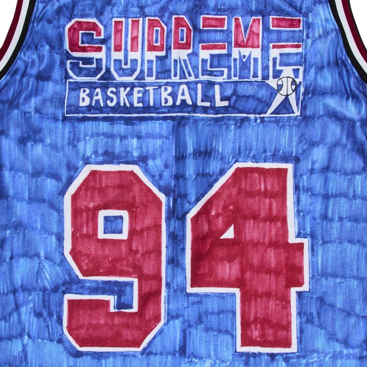 Supreme Marker Basketball Jersey Multicolor