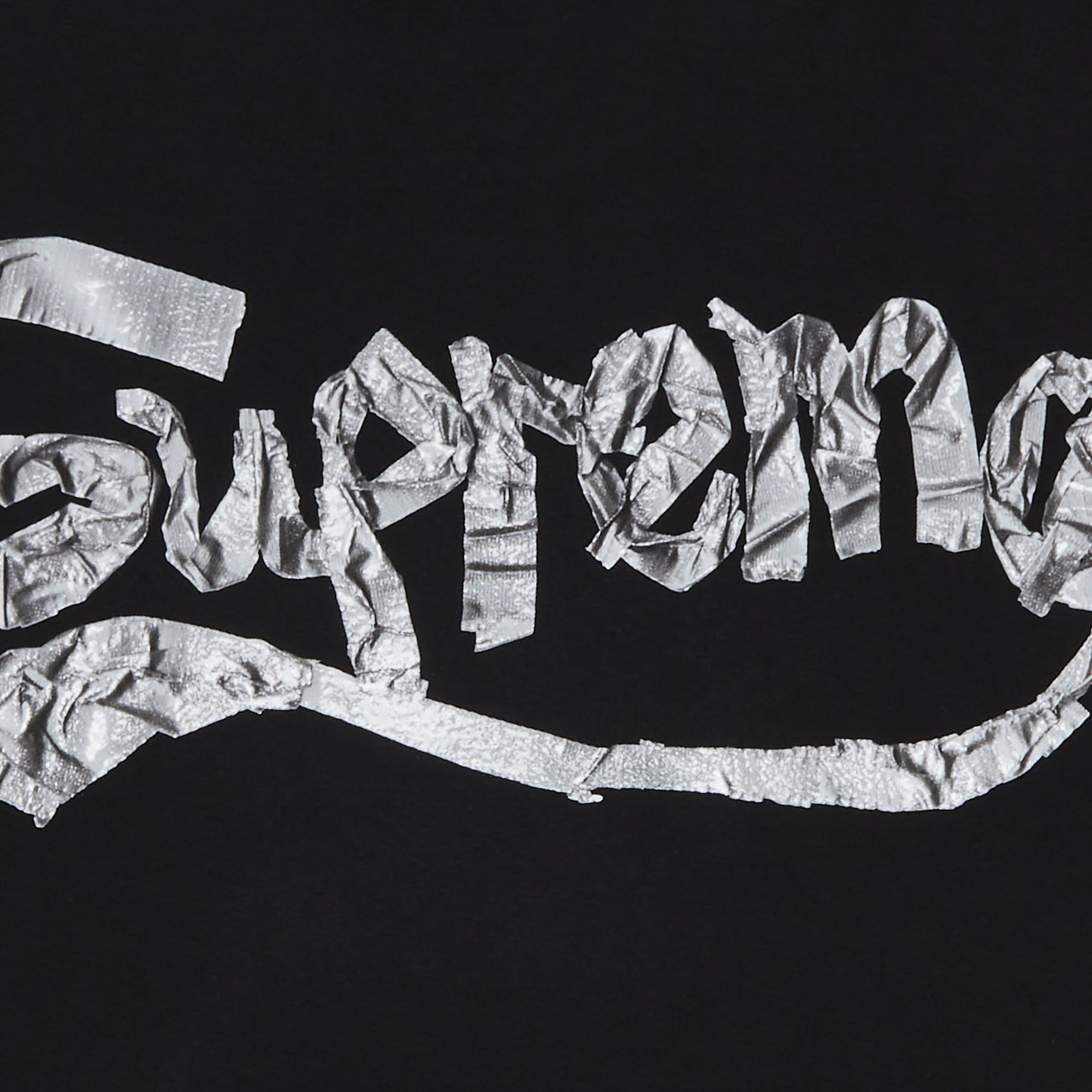 【Supreme】Tape T-Shirt★Black★25SS★ Supreme Tape Tee (SS25) - $40