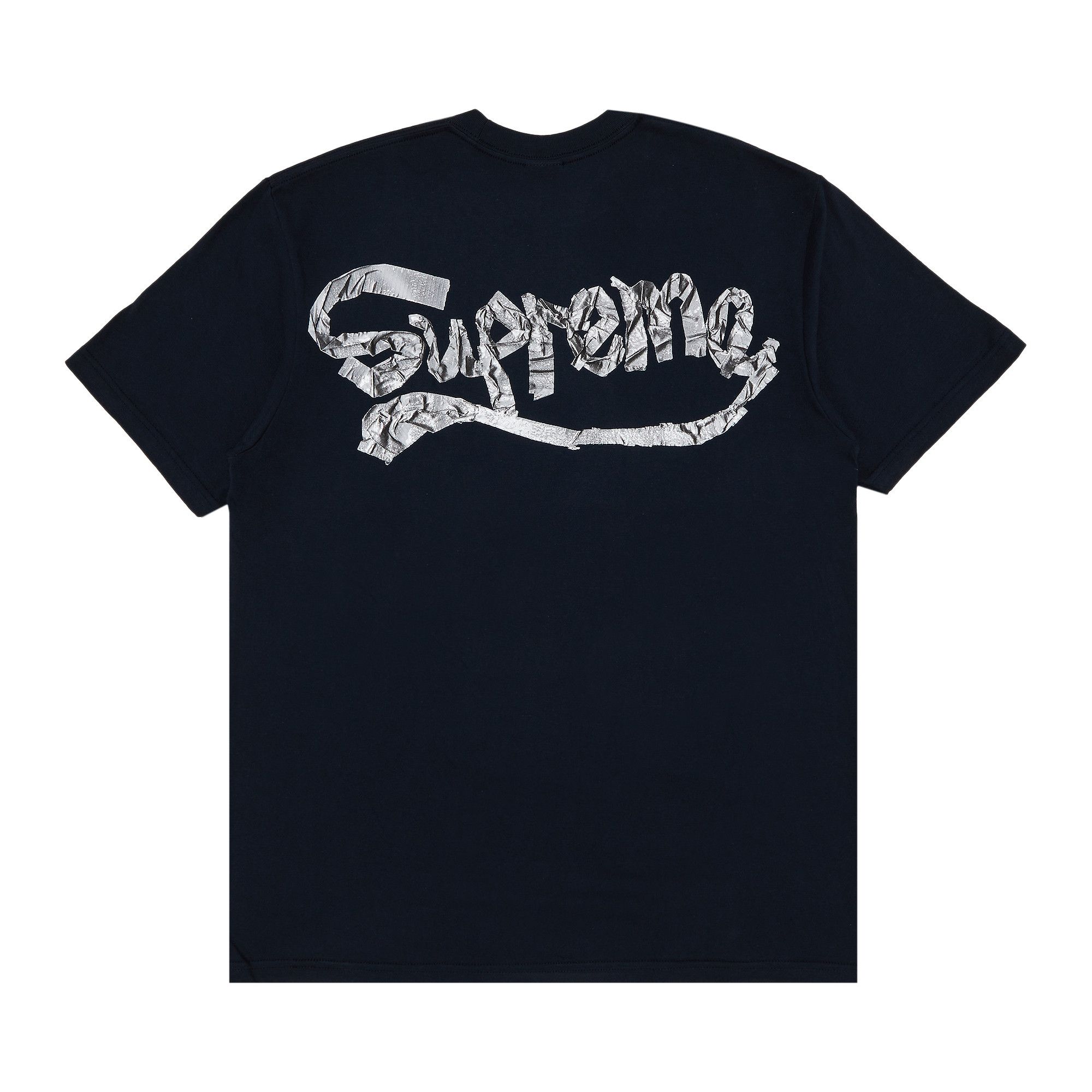 Buy Supreme Tape Tee 'Navy' - SS25T8 NAVY | GOAT