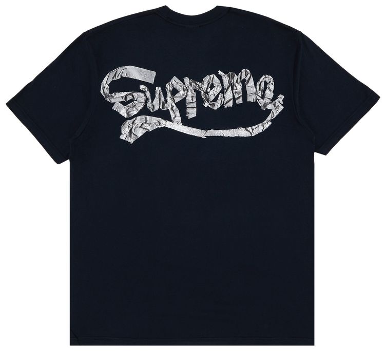 Supreme Tape Tee Navy