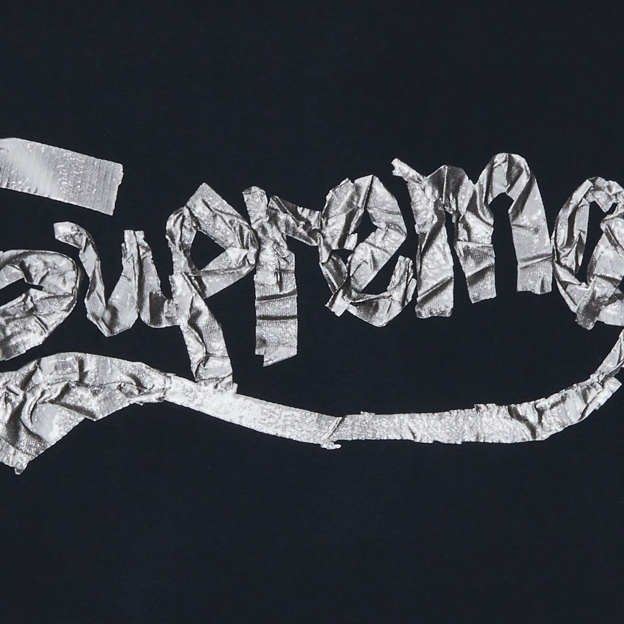 Buy Supreme Tape Tee 'Navy' - SS25T8 NAVY | GOAT