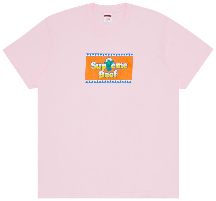 Supreme Beef Tee Light Pink