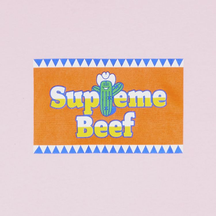 Supreme Beef Tee Light Pink