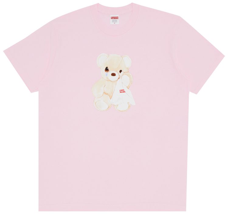 Supreme Bear Tee Light Pink