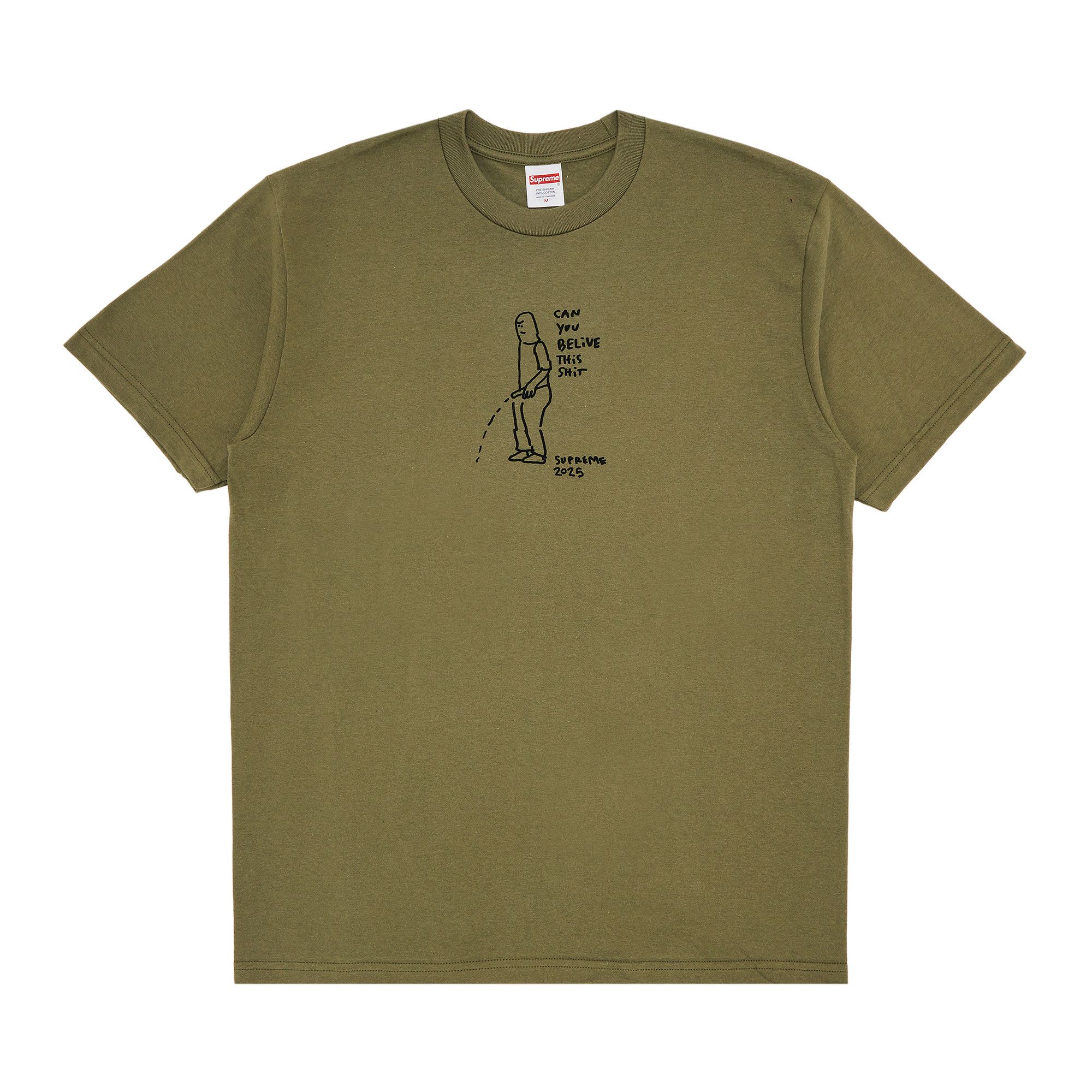 値下げ可　Supreme piss tee M オリーブ 2025 Buy Supreme Piss Tee 'Olive' - SS25T63 OLIVE | GOAT