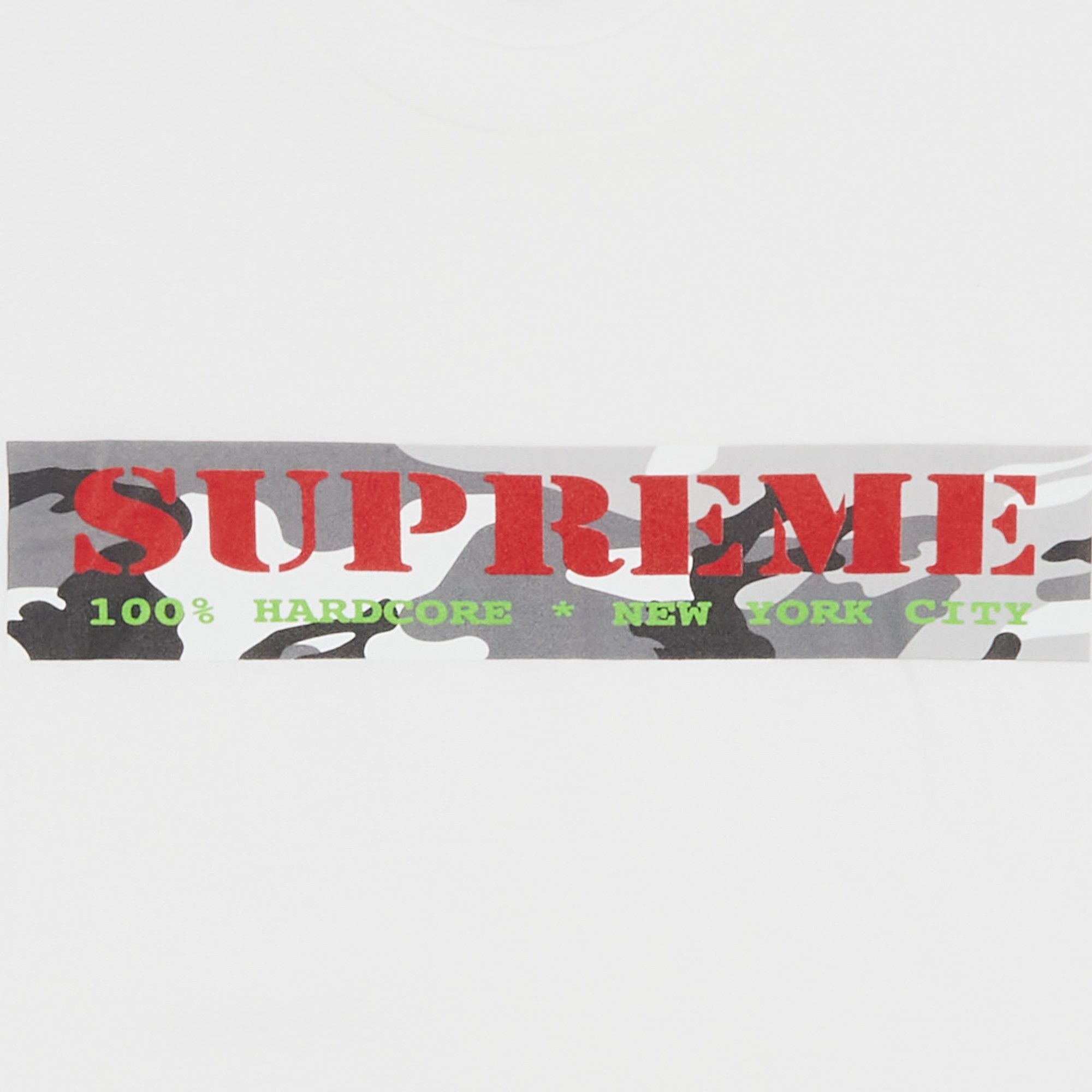 Buy Supreme Hardcore Tee 'White' - SS25T64 WHITE | GOAT