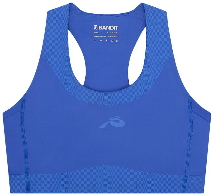 Bandit Stamina Scoop Neck Run Bra Deep Peri Blue