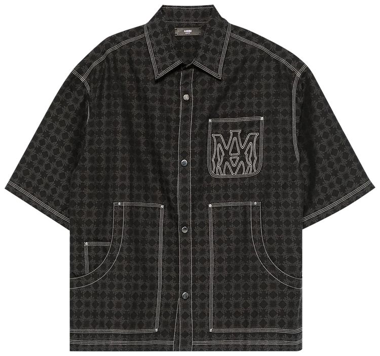 Amiri MA Quad Work Shirt Black