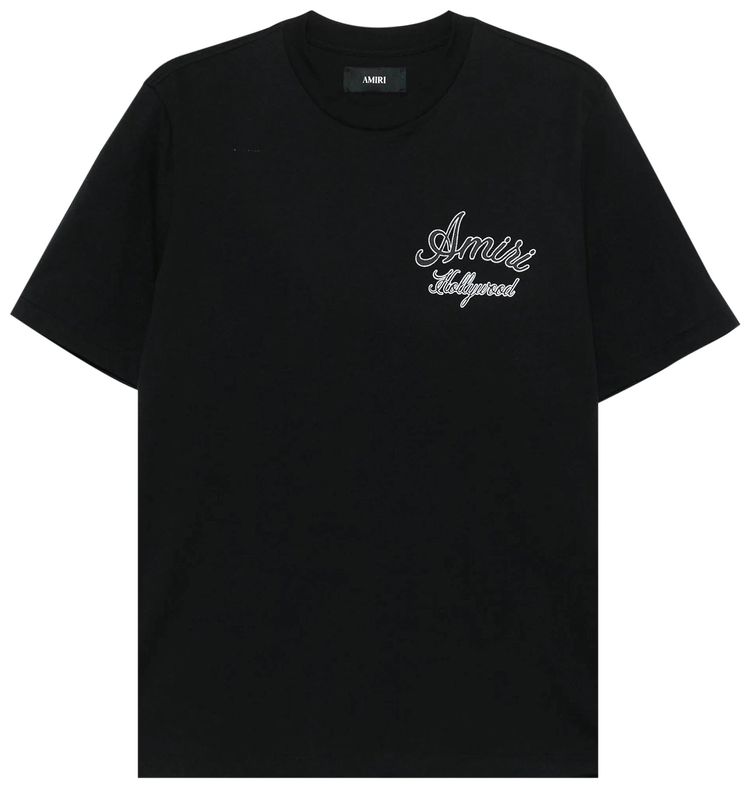 Amiri Hollywood Tee Black