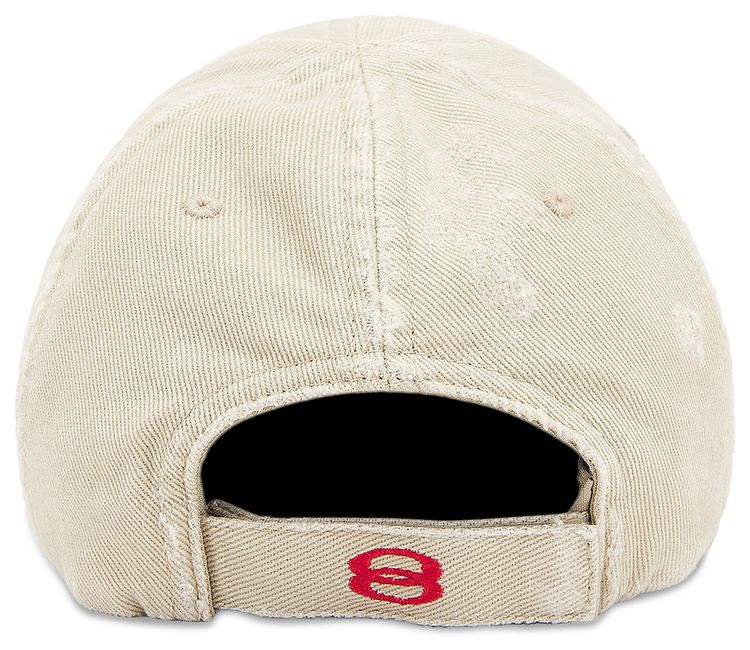 Balenciaga Double Unity Cap BeigeRed