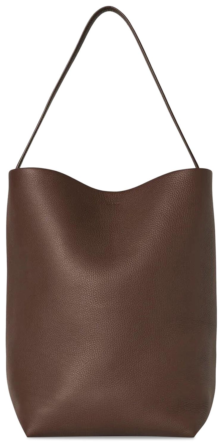 The Row Large NS Park Tote Bag Dark Olive