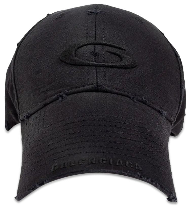 Balenciaga Sports Loop Icon Cargo Cap Black