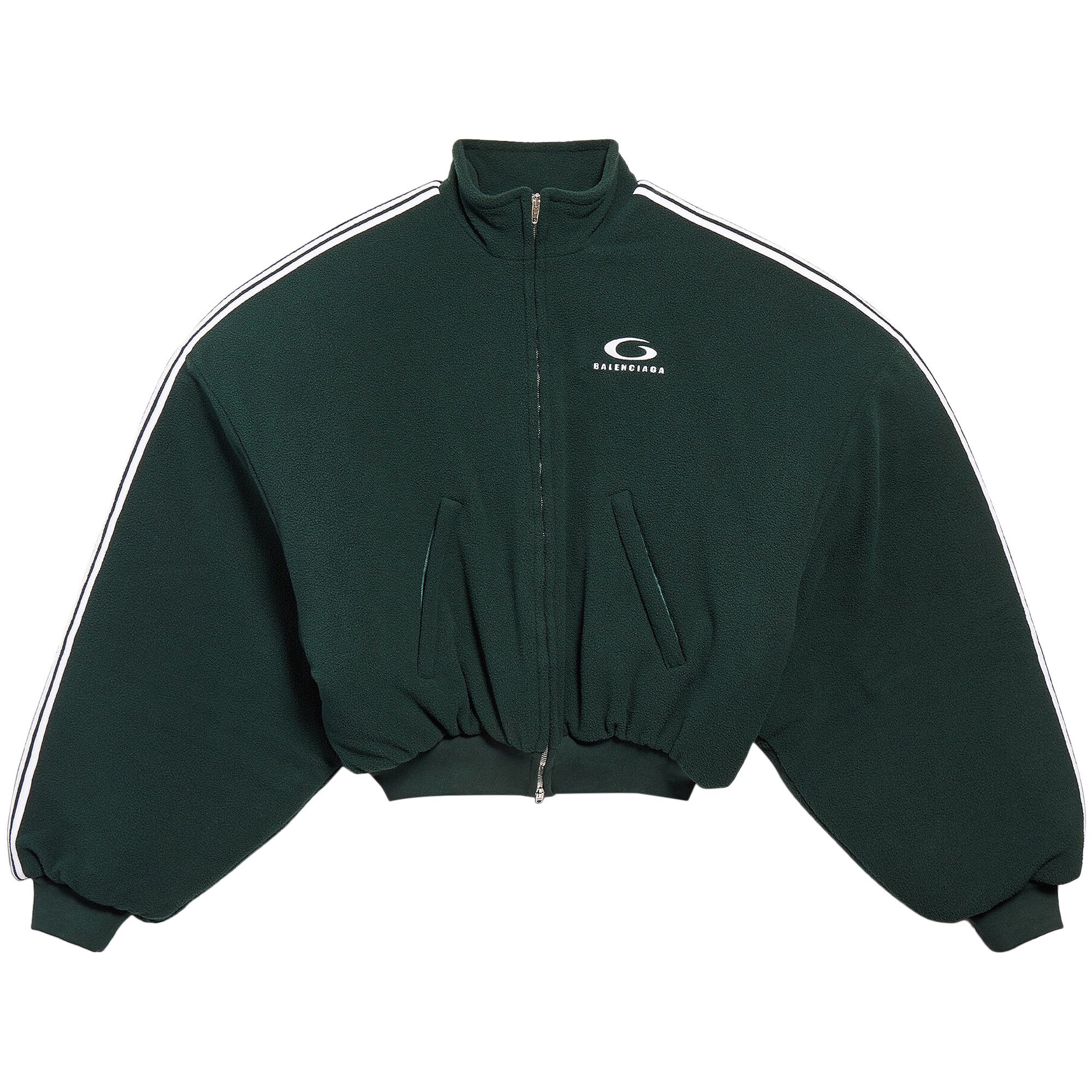 Buy Balenciaga Zip Up Jacket 'Cypress Green' - 829416 TRVJ9 3230
