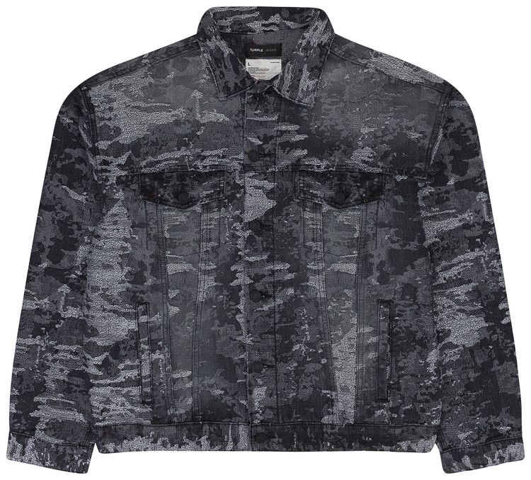 PURPLE BRAND Jacquard Jacket Black