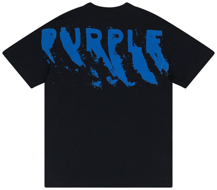 PURPLE BRAND Jersey Short Sleeve Tee Black