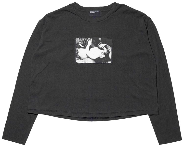 Enfants Riches Deprimes Demon Assemblage Rib Long Sleeve T Shirt Faded Black