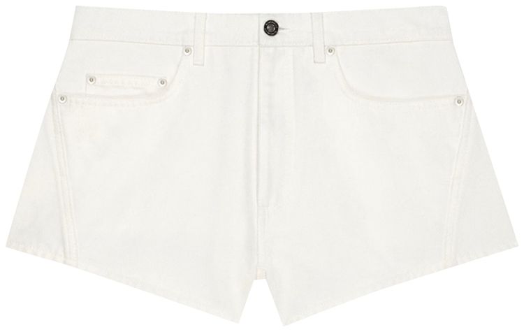 Givenchy Denim A line Shorts Off White