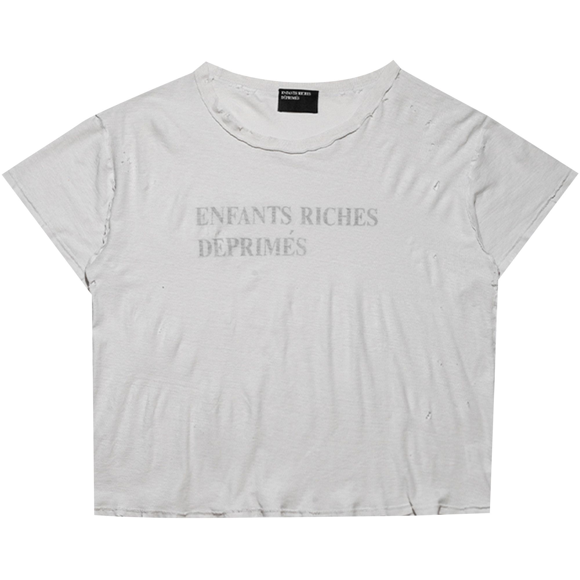 Buy Enfants Riches Déprimés Classic Logo T-Shirt 'Faded White