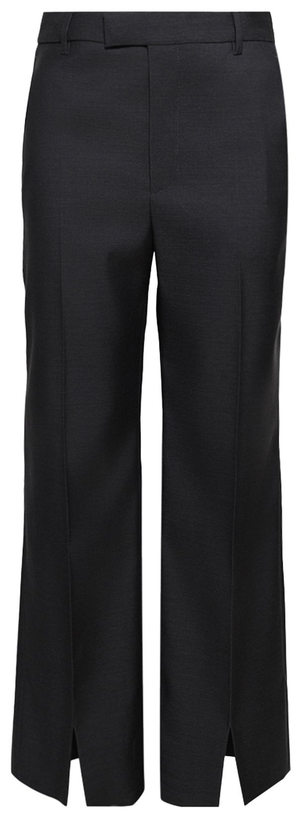 Gucci Oversize Low Waist Petite Fit Wool Pant Medium Grey