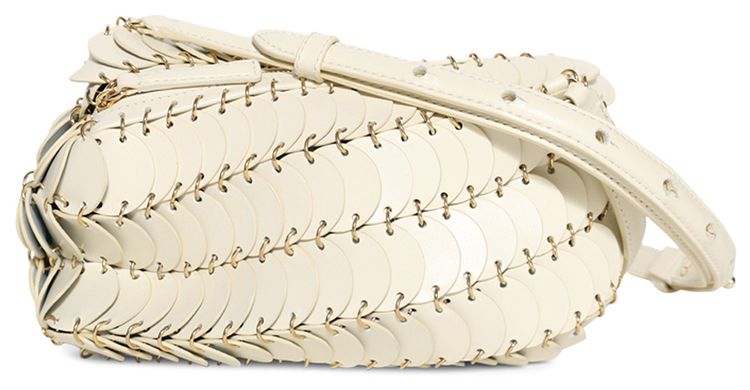 Rabanne Paco Crossbody Bag CreamGold