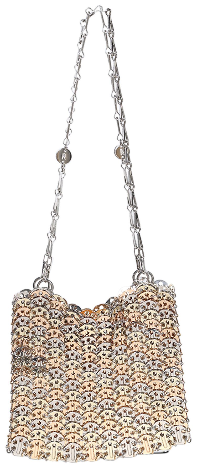 Rabanne 1969 Tricolor Bag Pink GoldSilver
