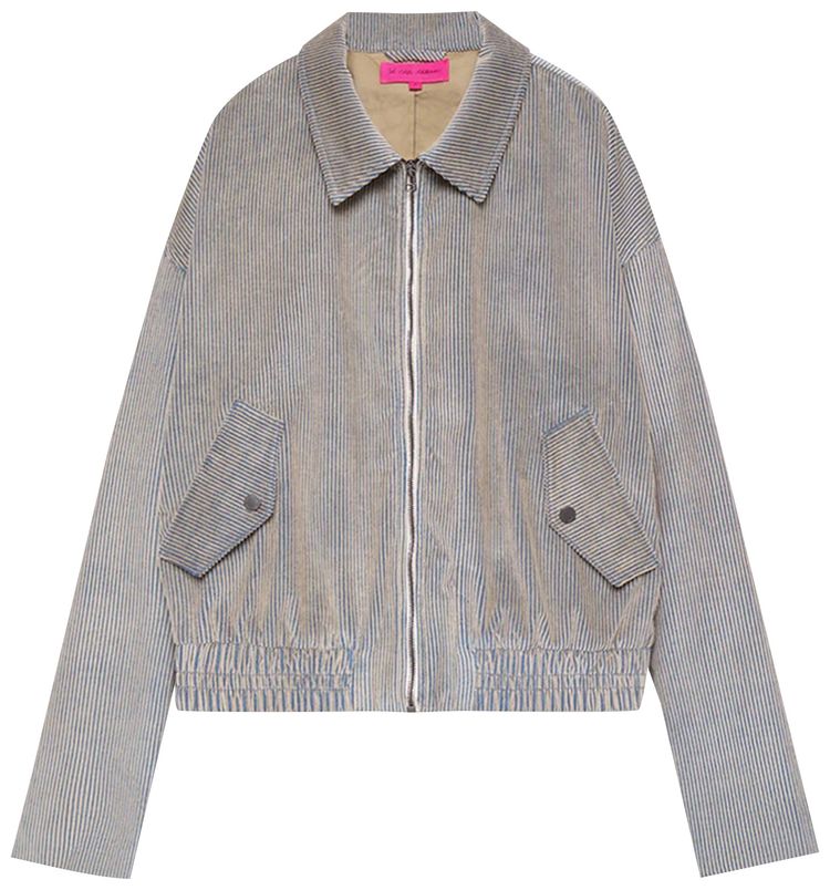 The Elder Statesman Wale Cord Jacket SilverCamel