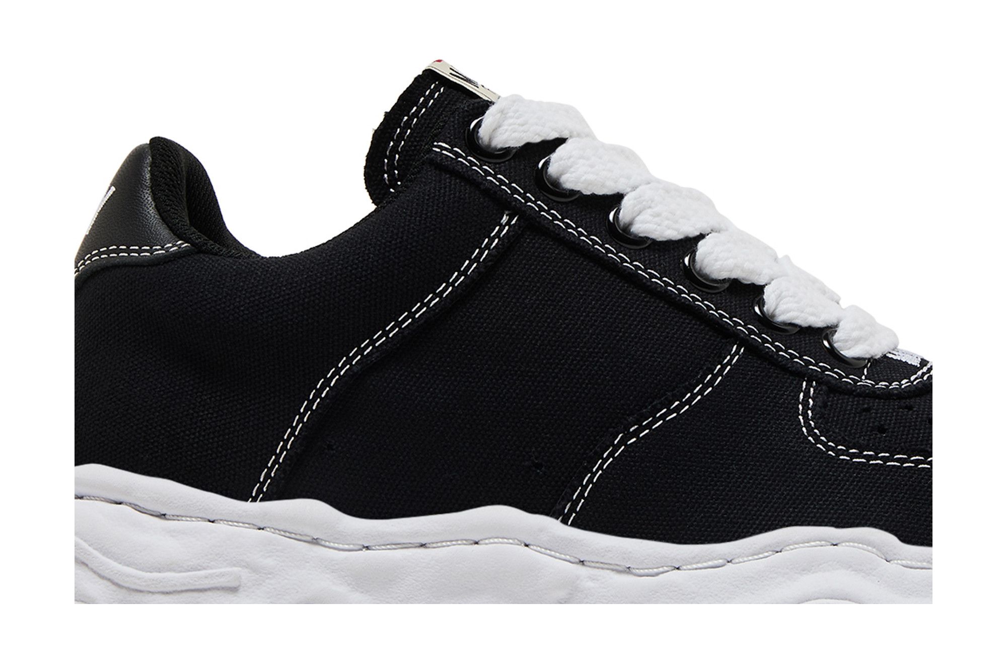 Buy Maison Mihara Yasuhiro Wayne OG Sole Canvas Low 'Black