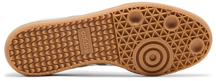 Adidas Samba OG J White Silver Green