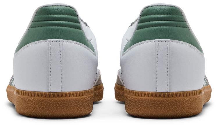 Adidas Samba OG J White Silver Green