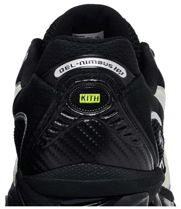 Kith x ASICS Gel Nimbus 101 Black Pure Silver