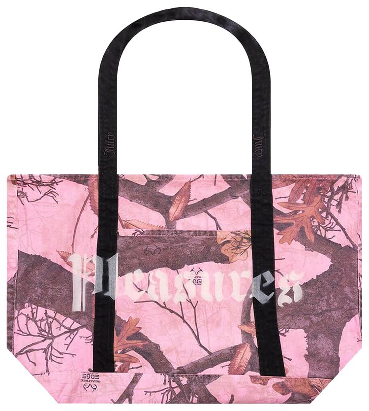 Pleasures Realtree Canvas Tote Bag Pink Edge