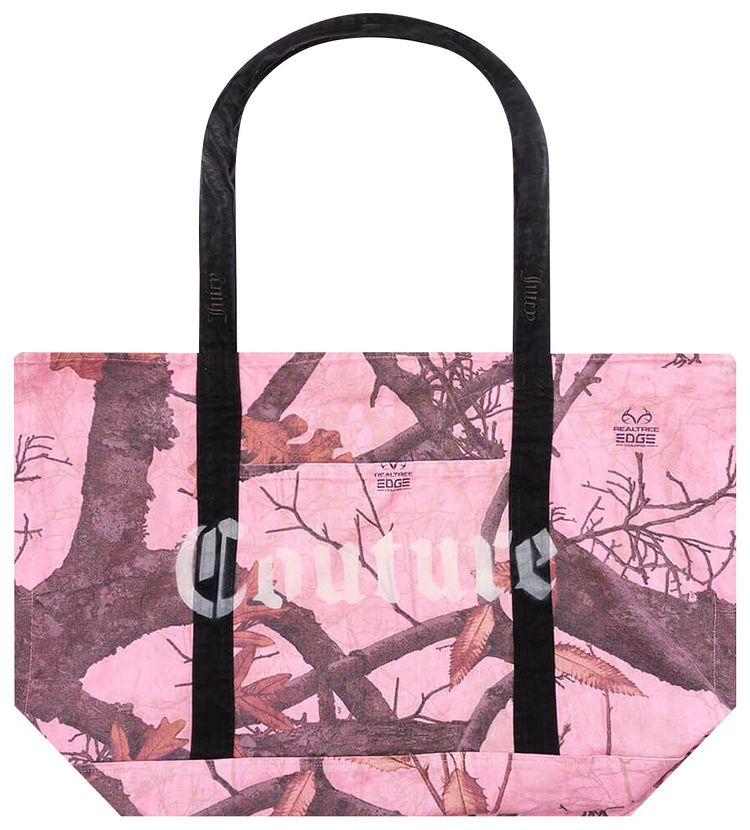 Pleasures Realtree Canvas Tote Bag Pink Edge