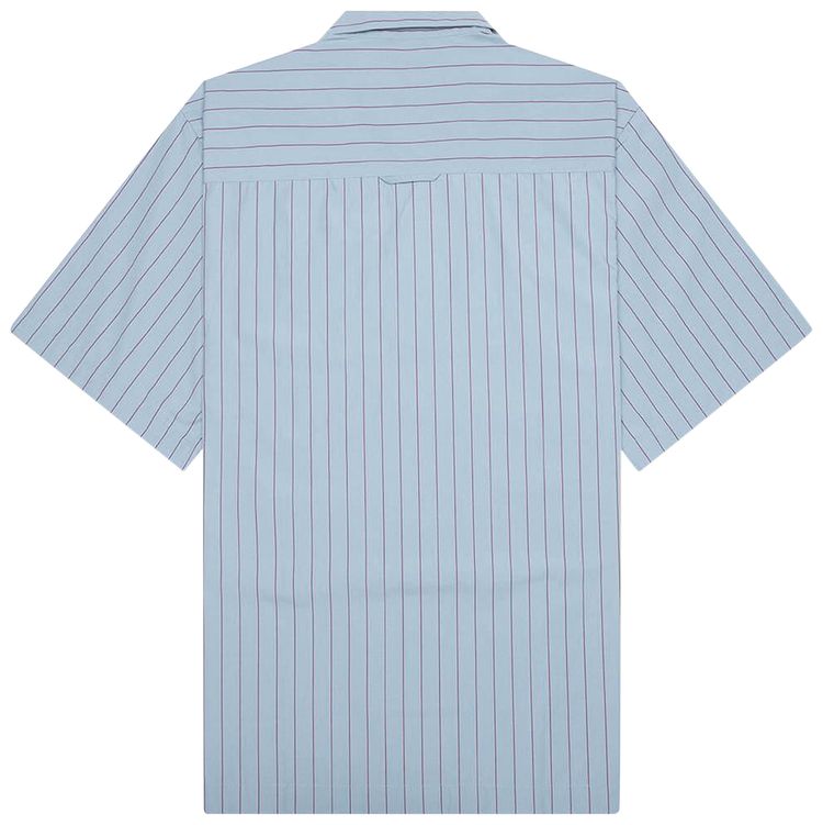 Carhartt WIP Short Sleeve Hendry Shirt Seaton StripeFrosted BlueMulberry